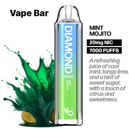 Vapes Bar - Diamond Disposable Vape (7000 Puffs) VAPE UMM AL QAUAWAIN