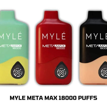 Myle Meta Max Disposable Vape (18,000 Puffs) Vape Same Day Delivery Abu Dhabi