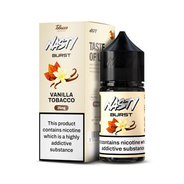 Vanilla Tobacco - Nasty Burst 30ml Vape Offer Abu Dhabi & Dubai