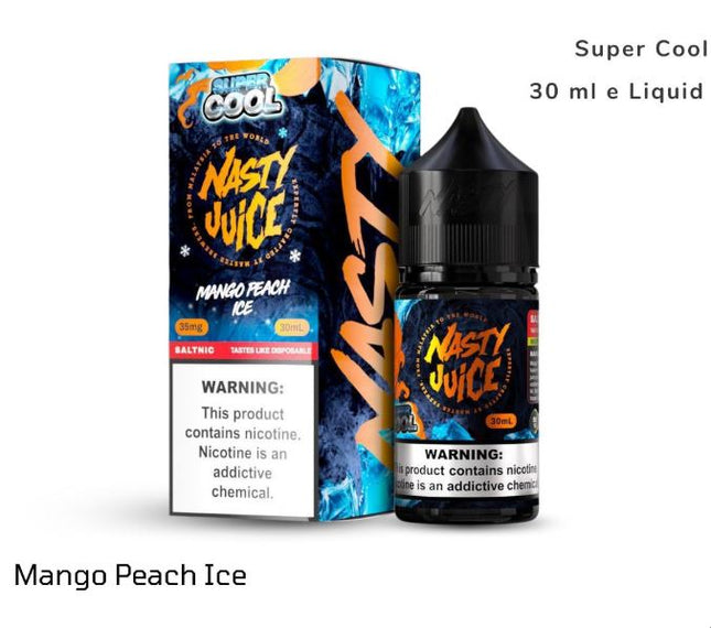 Mango Peach Ice - Nasty Super Cool 30ml Vape Offer Dubai Dutyfree 2025