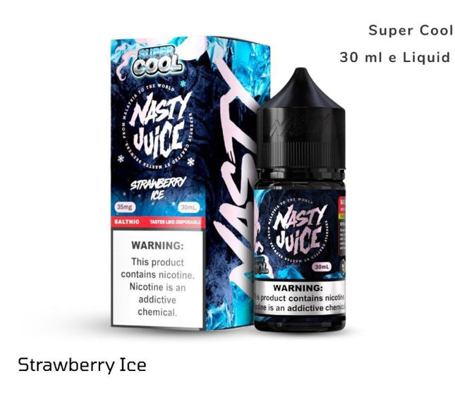 Strawberry Ice - Nasty Super Cool 30ml Vape Online Ajman