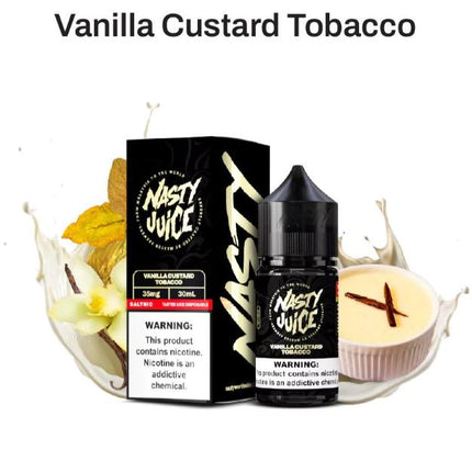Vanilla Custard Tobacco - Nasty 30ml Vape Same Day Delivery Abu Dhabi