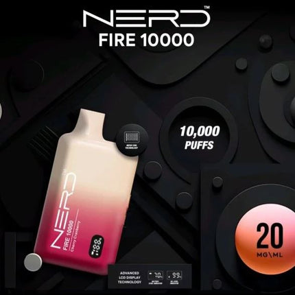 Nerd Fire - Disposable Vape (10,000 Puffs)  Vape Same Day Delivery Abu Dhabi