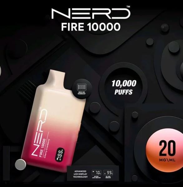Nerd Fire - Disposable Vape (10,000 Puffs)  Vape Same Day Delivery Abu Dhabi