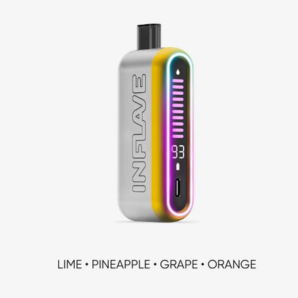 Inflave Onyx Rechargeable Disposable Vape (24,000 Puffs) Vape Dubai Dutyfree 2025
