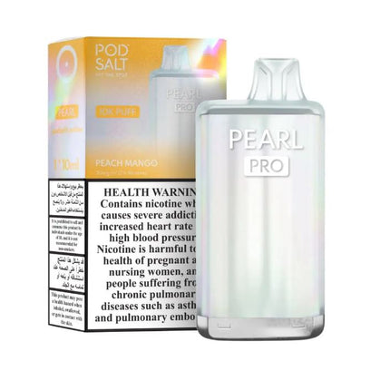 Pod Salt Pearl Pro Rechargeable Disposable Vape (10,000 Puffs) Vape Same Day Delivery Abu Dhabi