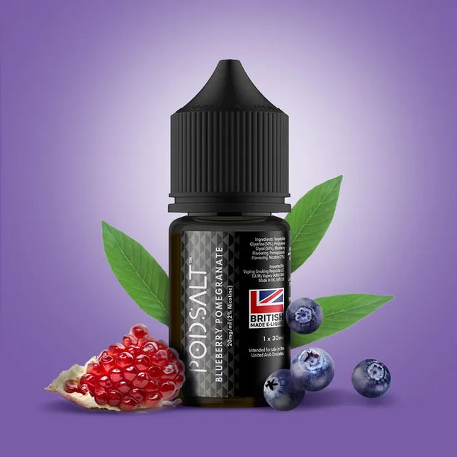 Pod Salt Blueberry Pomegranate Saltnic 30ml Abu Dhabi