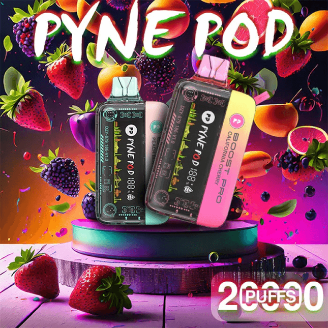 Pyne Pod Boost Pro - Rechargeable Disposable Vape (20,000 Puffs) Delivery in Dubai