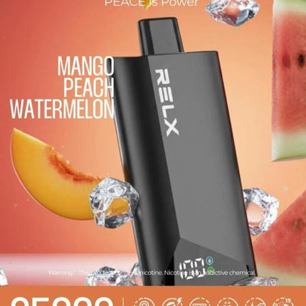 Relx Peace 25K Rechargeable Disposable Vape (25,000 Puffs)