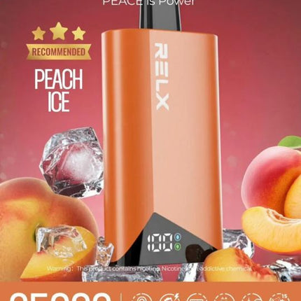 Relx Peace 25K Rechargeable Disposable Vape (25,000 Puffs)
