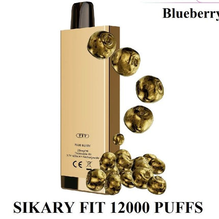 Sikary Fit Rechargeable Disposable Vape (12,000 Puffs) Vape Same Day Delivery Dubai