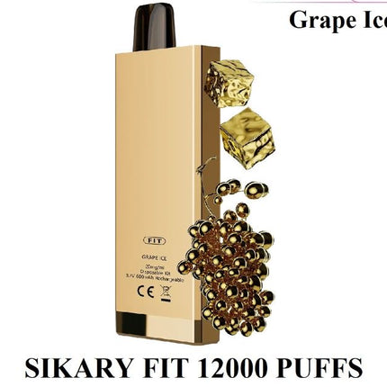 Sikary Fit Rechargeable Disposable Vape (12,000 Puffs) Vape Offer Sharjah