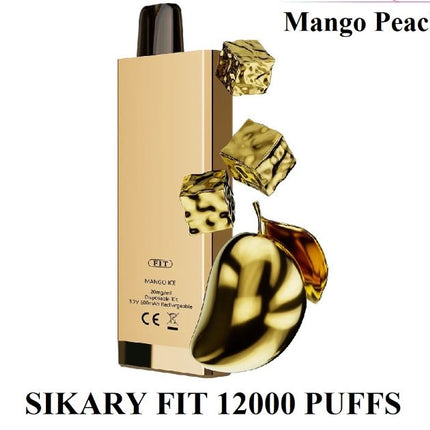 Sikary Fit Rechargeable Disposable Vape (12,000 Puffs)Vape Online Order Ruwais