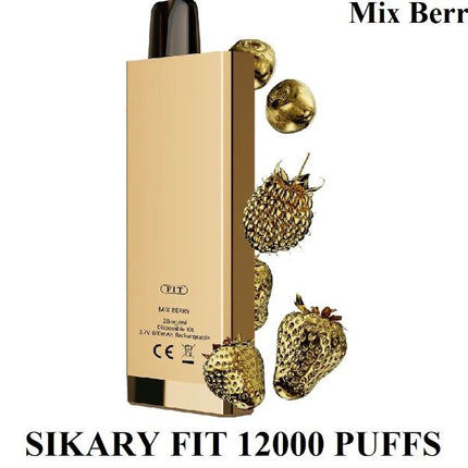 Sikary Fit Rechargeable Disposable Vape (12,000 Puffs) Vape Order Fujairah