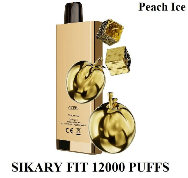 Sikary Fit Rechargeable Disposable Vape (12,000 Puffs) Vape Offer Abu Dhabi Dutyfree
