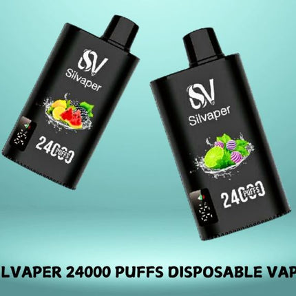 Silvaper Rechargeable Disposable Vape (24,000 Puffs) Vape Dubai Dutyfree 2025