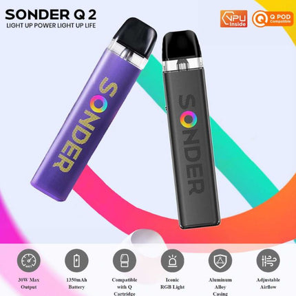 GEEKVAPE SONDER Q2 30W POD SYSTEM (1350mAh) Vape Delivery Same Day Dubai