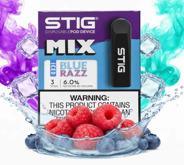 STIG Disposable Pod by VGOD (American Version) – Iced Blue Razz Vape Offer Dubai Dutyfree 2026