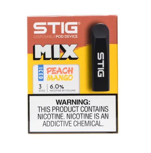 STIG Disposable Pod by VGOD ( American Version ) - Iced Peach Mango Vape Same Day Delivery Abu Dhabi