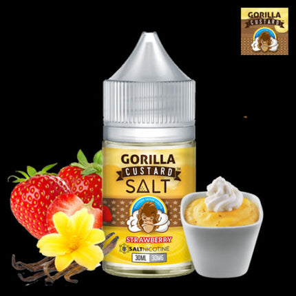 Strawberry Gorilla Custard SaltNic by E&B Flavor Abudhabi Dubai KSA 
