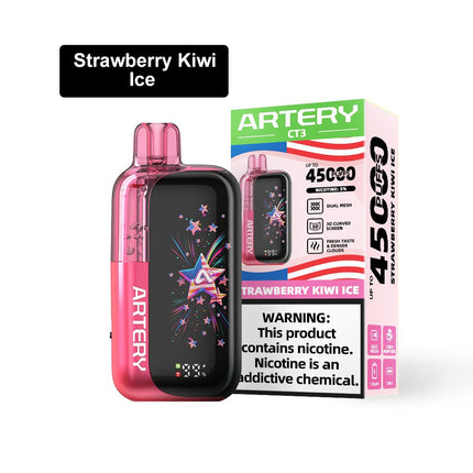 Artery CT3 45K Rechargeable Disposable Vape (45,000 Puffs) Vape Dubai Dutyfree 2026