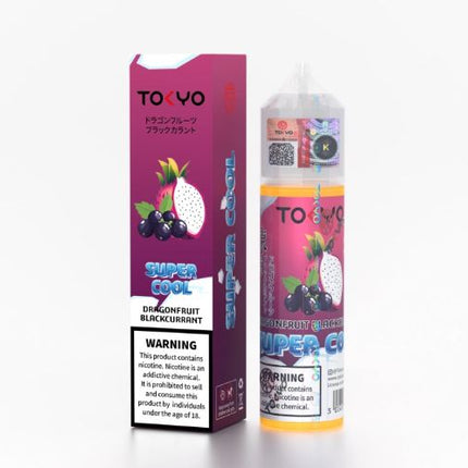 Tokyo Super Cool Dragonfruit Blackcurrant Eliquid 60ml Vape Delivery Fujairah