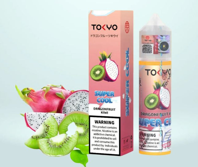 Tokyo Super Cool Dragonfruit Kiwi Eliquid 60ml Vape Offer Delivery Abu Dhabi