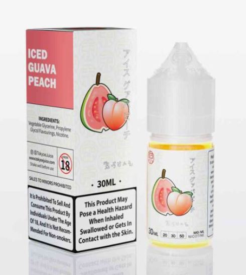 Tokyo Iced Guava Peach Saltnic Best Vape Shop in UAE 2025