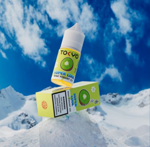 Tokyo Super Cool Kiwi Yogurt Ice Saltnic 30ml Vape For Less Tokyo Super Cool Kiwi Yogurt Ice Saltnic 30ml Vape For Less