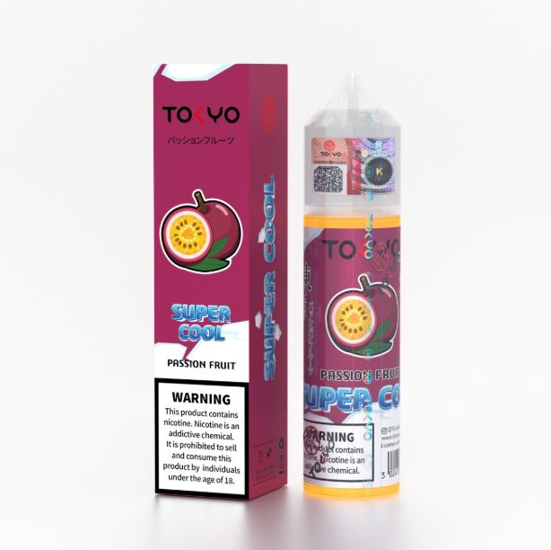 Tokyo Super Cool Passion Fruit Eliquid 60ml Vape Same Day Delivery Abu Dhabi