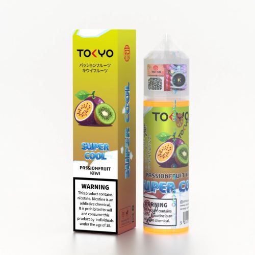 Tokyo Super Cool Passionfruit Kiwi Eliquid 60ml Vape Offer Online Ruwais
