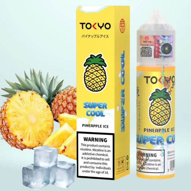 Tokyo Super Cool Pineapple Ice Eliquid 60ml Vape Delivery Ajman