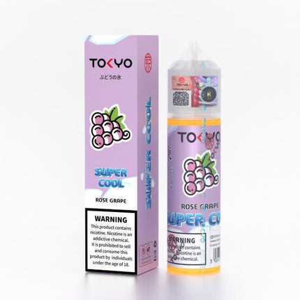 Tokyo Super Cool Rose Grape Eliquid 60ml Vape Delivery Dubai 2025