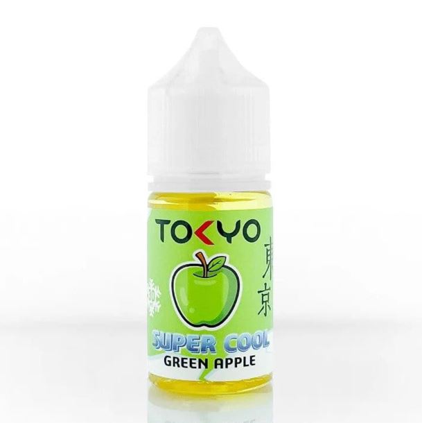 Tokyo Super Cool Green Apple Saltnic Vape Delivery in Abu Dhabi