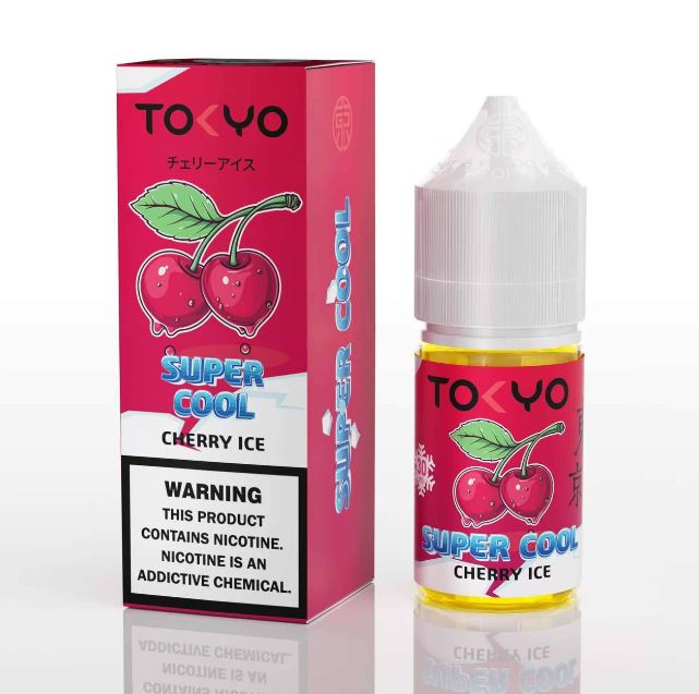 Tokyo Super Cool Cherry Ice Saltnic 30ml best vape juice 2025