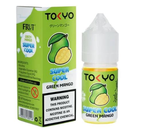 Tokyo Super Cool Green Mango Saltnic 30ml vape offer Fujairah
