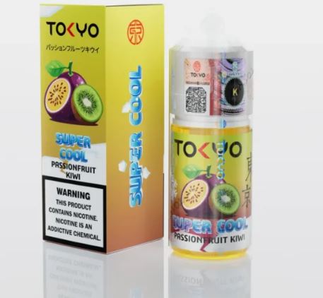 Tokyo Super Cool Passionfruit Kiwi Saltnic 30ml Vape Best Juice 2025