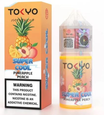 Tokyo Super Cool Pineapple Peach Saltnic 30ml vape offer delivery online dubai 2025