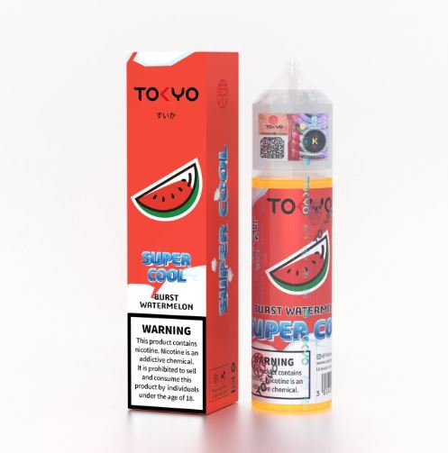 Tokyo Super Cool Burst Watermelon Eliquid 60ml Vape Online Al ain