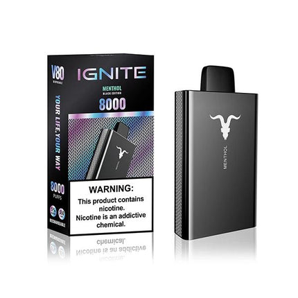 IGNITE - V80 Rechargeable Disposable Vape (8000 Puffs)