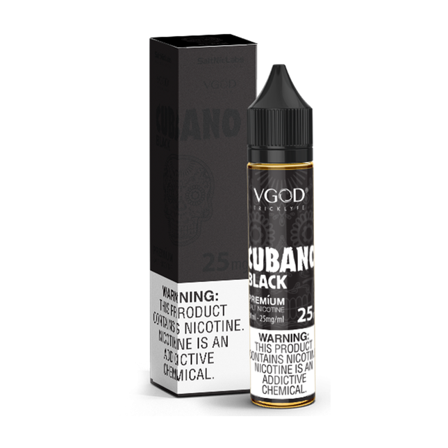 VGOD Black Cubano Saltnic Vape Delivery Ras Al Khaimah