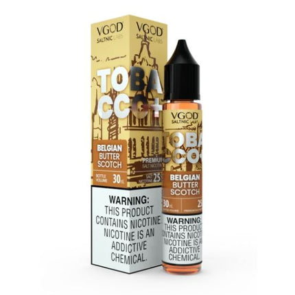 VGOD Tobacco Plus Belgian Butterscotch Salt Nic - 30ml