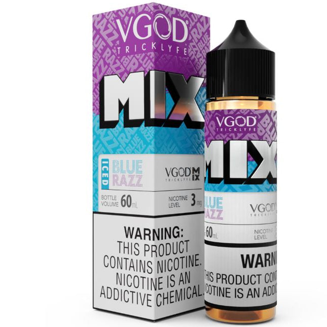 VGOD Iced Blue Razz Freebase E-Liquid 60ml