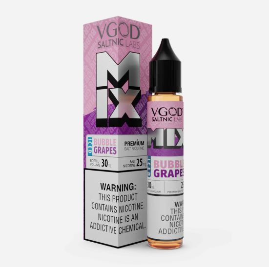 VGOD Mix Iced Bubble Grapes Salt Nic Same Day Vape Deivery in Abu Dhabi