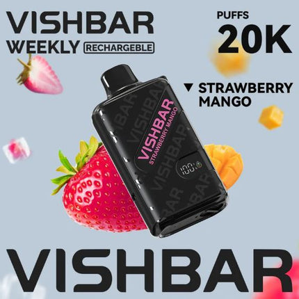 Vishbar Weekly Rechargeable Disposable Vape (20,000 Puffs) Same Day Delivery Dubai