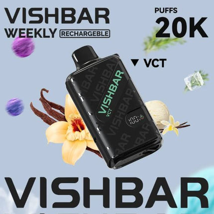 Vishbar Weekly Rechargeable Disposable Vape (20,000 Puffs) Vape Ajman