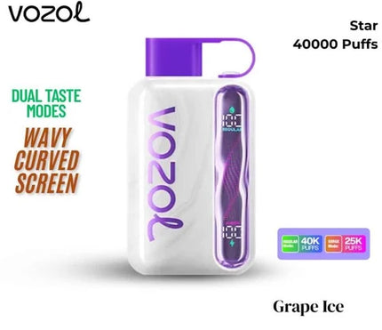 Vozol Star 40K Rechargeable Disposable Vape (40,000 Puffs)