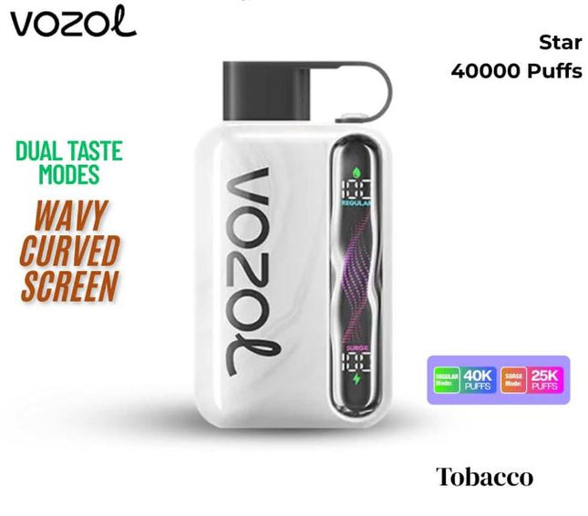 Vozol Star 40K Rechargeable Disposable Vape (40,000 Puffs) Vape UAE KSA