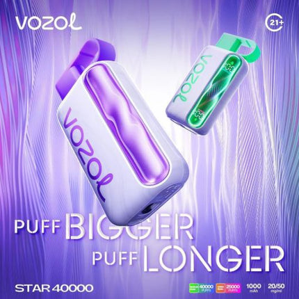 Vozol Star 40K Rechargeable Disposable Vape (40,000 Puffs) Vape Delivery Dubai 2025