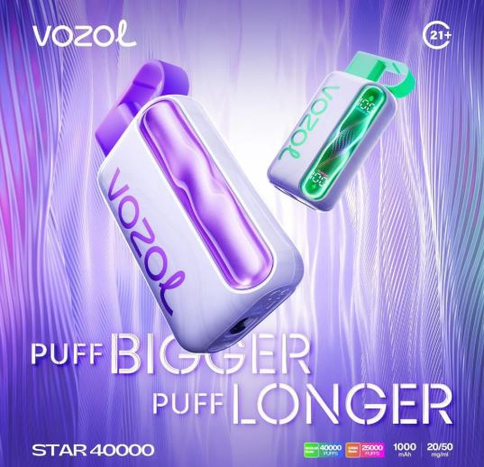 Vozol Star 40K Rechargeable Disposable Vape (40,000 Puffs) Vape Delivery Dubai 2025